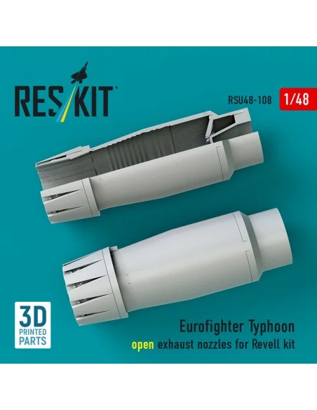 Eurofighter Typhoon open exhaust nozzles for Revell kit (3D Printed...