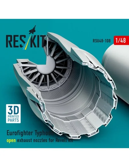 Eurofighter Typhoon open exhaust nozzles for Revell kit (3D Printed...