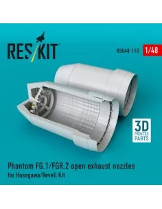 Phantom (FG.1/FGR.2) open exhaust nozzles for Hasegawa/Revell kit (...