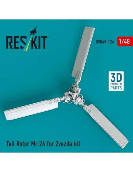 [NO_DESC] Tail Rotor Mi-24 for Zvezda kit (3D Printed), 1/48 - ResK...