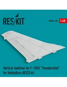 Vertical stabilizer for F-105G Thunderchief for HobbyBoss 80333 kit...