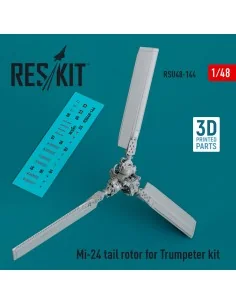 Mi-24 tail rotor for Trumpeter kit (3D Printed), 1/48 - ResKit Mode... 2