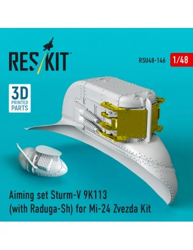 Aiming set Sturm-V 9K113 (with Raduga-Sh) for Mi-24 for Zvezda kit ...