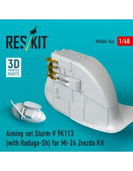 Aiming set Sturm-V 9K113 (with Raduga-Sh) for Mi-24 for Zvezda kit ...
