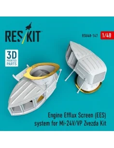 Engine Efflux Screen (EES) system for Mi-24V/VP for Zvezda kit (3D ...