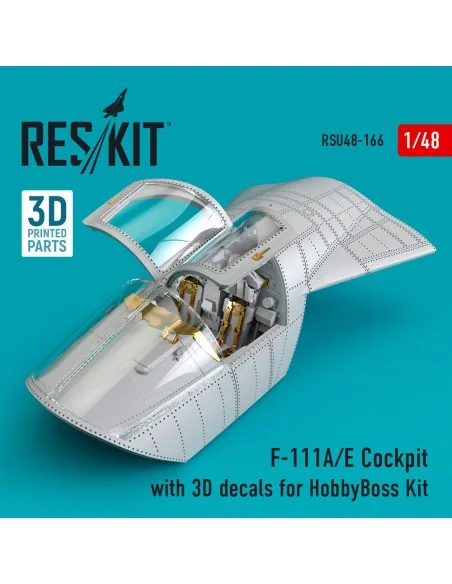 [NO_DESC] F-111A/E Cockpit with 3D decals for HobbyBoss kit (3D Pri...