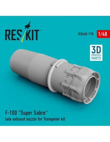 F-100 Super Sabre late exhaust nozzle for Trumpeter kit (3D Printed...