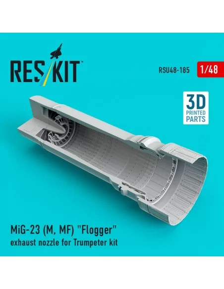 MiG-23 (M, MF) Flogger exhaust nozzle for Trumpeter kit (3D Printed...