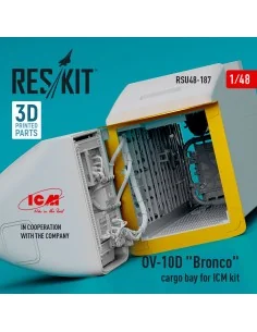 OV-10D Bronco cargo bay for ICM kit (3D Printed), 1/48 - ResKit Mod... 2