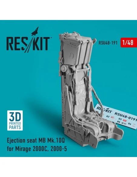 Ejection seat MB Mk.10Q for Mirage 2000C, 2000-5 (3D Printed), 1/48...