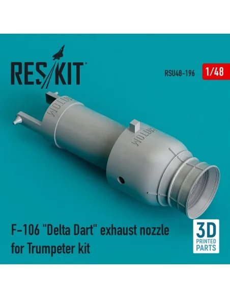 F-106 Delta Dart exhaust nozzle for Trumpeter kit (3D Printed), 1/4...