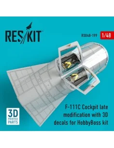 F-111C Cockpit late modification with 3D decals for HobbyBoss kit (... 2