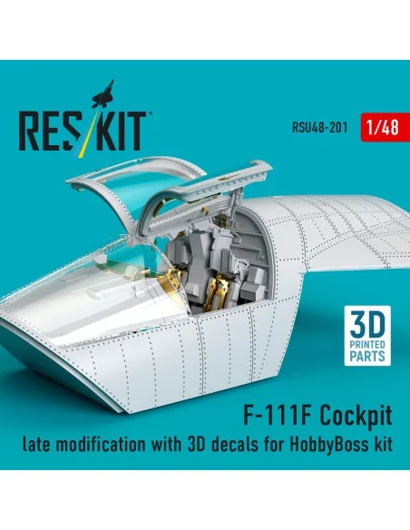 F-111F Cockpit late modification with 3D decals for HobbyBoss kit (...