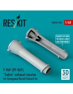 [NO_DESC] F-86F (RF-86F) Sabre exhaust nozzles for Hasegawa/Revell/...