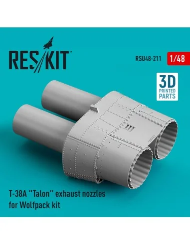 T-38A Talon exhaust nozzles for Wolfpack kit (3D Printed), 1/48 - R...