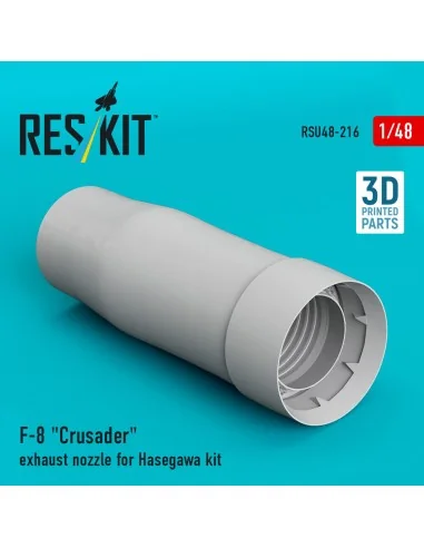 F-8 Crusader exhaust nozzle for Hasegawa kit (3D Printed), 1/48 - R...