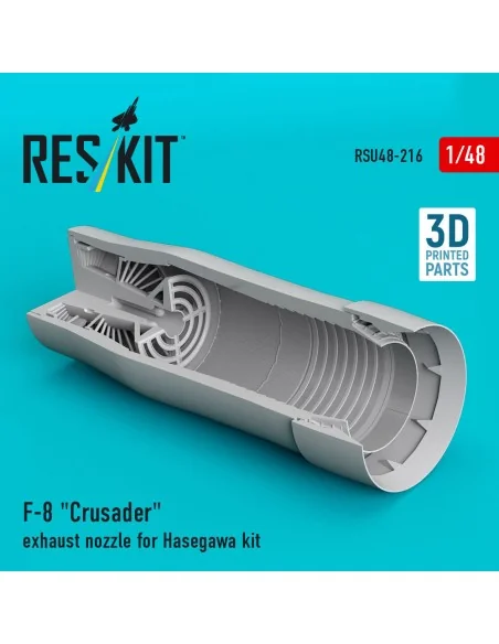 [NO_DESC] F-8 Crusader exhaust nozzle for Hasegawa kit (3D Printed)...