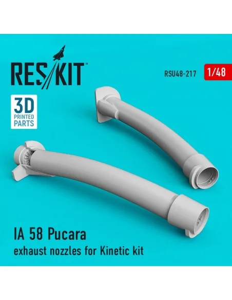 IA 58 Pucara exhaust nozzles for Kinetic kit, 1/48 - ResKit Models ...