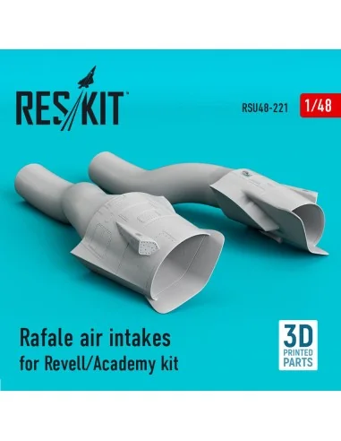 Rafale air intakes for Revell/Academy kit (3D Printed), 1/48 - ResK...