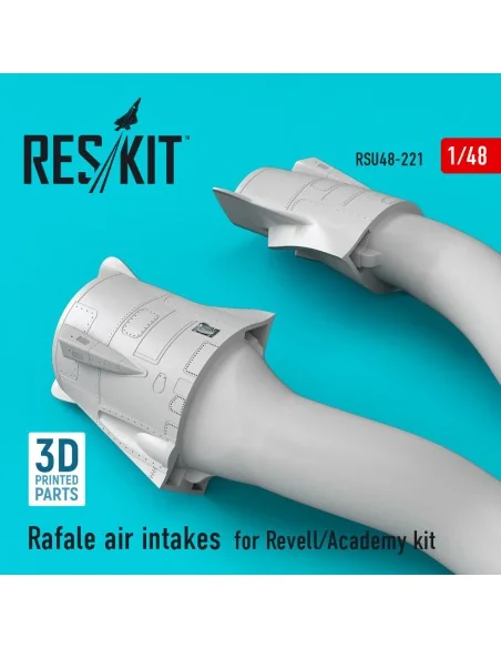 Rafale air intakes for Revell/Academy kit (3D Printed), 1/48 - ResK...