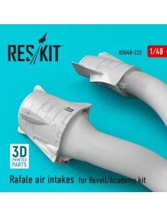 Rafale air intakes for HobbyBoss kit (3D Printed), 1/48 - ResKit Mo... 2