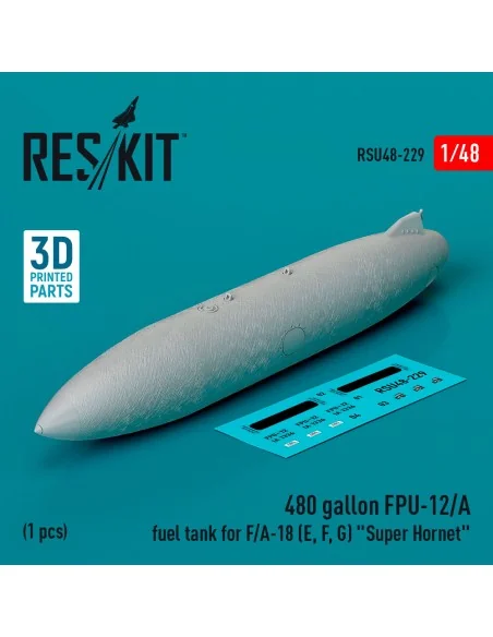 480 gallon FPU-12/A fuel tank for F/A-18 (E, F, G) Super Hornet (1 ...