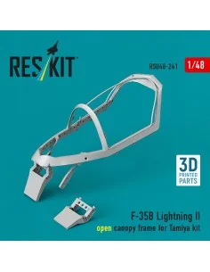 F-35B Lightning II open canopy frame (3D Printed) for Tamiya, 1/48 ...