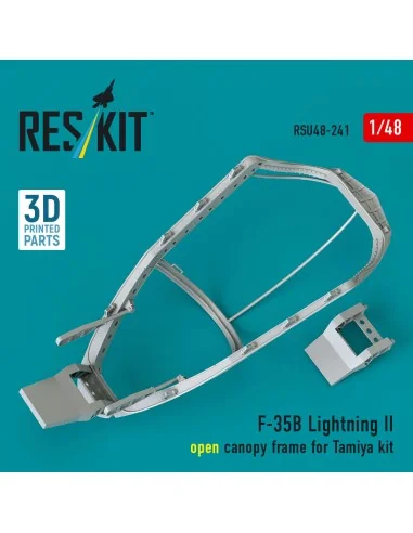 F-35B Lightning II open canopy frame (3D Printed) for Tamiya, 1/48 ...