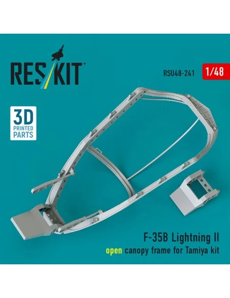 F-35B Lightning II open canopy frame (3D Printed) for Tamiya, 1/48 ...