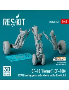 CF-18 Hornet (CF-188) (RCAF) landing gears with wheels set for Kine... 2