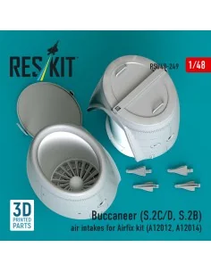 Buccaneer (S.2C/D, S.2B) air intakes for Airfix kit (A12012, A12014... 2