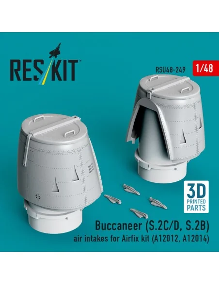 Buccaneer (S.2C/D, S.2B) air intakes for Airfix kit (A12012, A12014...