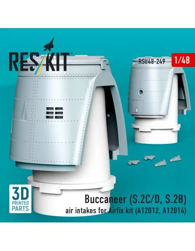 Buccaneer (S.2C/D, S.2B) air intakes for Airfix kit (A12012, A12014...