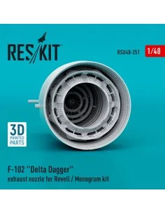 F-102 Delta Dagger exhaust nozzle for Revell / Monogram kit (3D Pri... 2