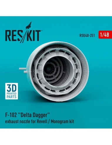 F-102 Delta Dagger exhaust nozzle for Revell / Monogram kit (3D Pri...