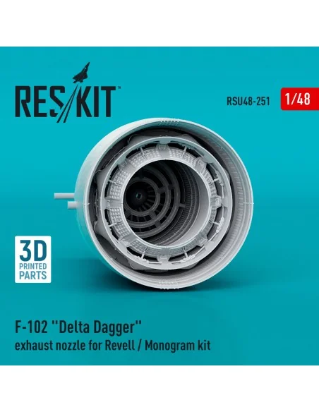F-102 Delta Dagger exhaust nozzle for Revell / Monogram kit (3D Pri...