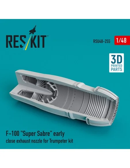 F-100 Super Sabre early close exhaust nozzle for Trumpeter kit (3D ...