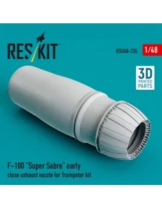 F-100 Super Sabre early close exhaust nozzle for Trumpeter kit (3D ... 2
