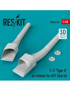 F-5 Tiger ll air intakes for AFV Club kit (3D Printed), 1/48 - ResK...