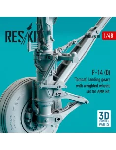 F-14 (D) Tomcat landing gears with weighted wheels set for AMK kit ... 2