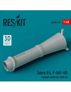 Sabre (F.4, F-86F-40) exhaust nozzle for Airfix kit (3D Printed), 1...