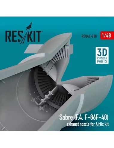 Sabre (F.4, F-86F-40) exhaust nozzle for Airfix kit (3D Printed), 1...