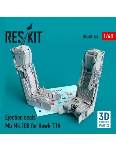 Ejection seats Mb Mk.10B for Hawk T.1A (3D Printed), 1/48 - ResKit ...