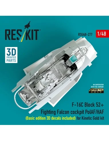 F-16C Block 52+ Fighting Falcon cockpit PolAF/HAF (Basic edition 3D...
