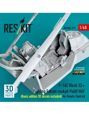 F-16C Block 52+ Fighting Falcon cockpit PolAF/HAF (Basic edition 3D...