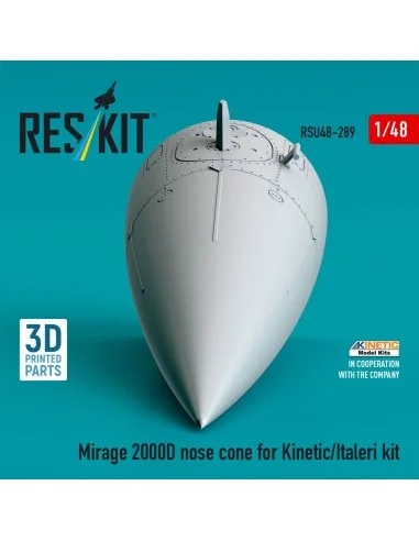 Mirage 2000D nose cone for Kinetic/Italeri kit (3D Printed), 1/48 -...