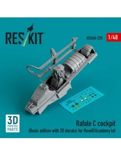 Rafale C cockpit (Basic edition with 3D decals) for Revell/Academy ...