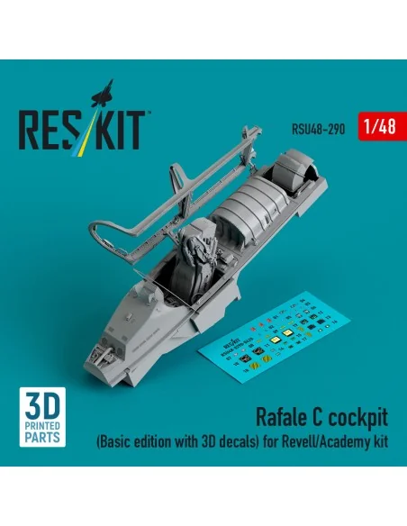 Rafale C cockpit (Basic edition with 3D decals) for Revell/Academy ...