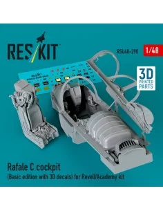 Rafale C cockpit (Basic edition with 3D decals) for Revell/Academy ... 2