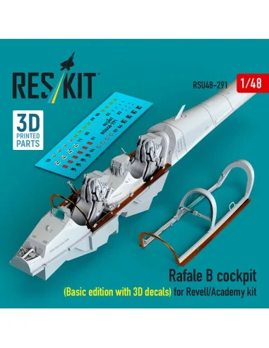 [NO_DESC] Rafale B cockpit (Basic edition with 3D decals) for Revel...
